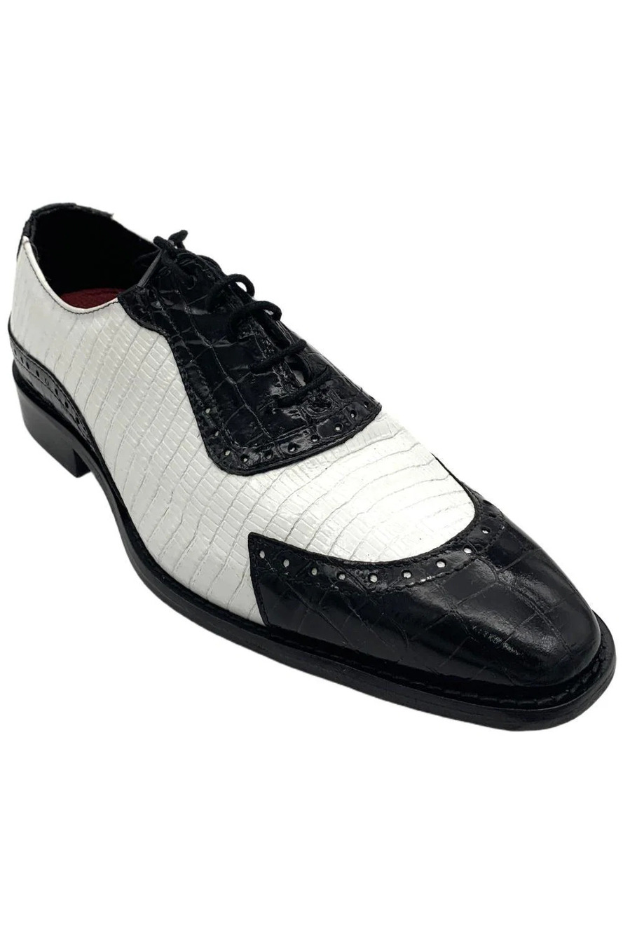 Stacy Adams Men's Tarango Loafers Black/White - Wide
